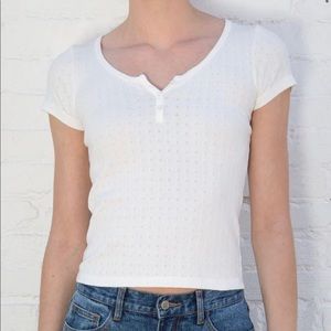 NWT Brandy Melville Zelly Eyelet top